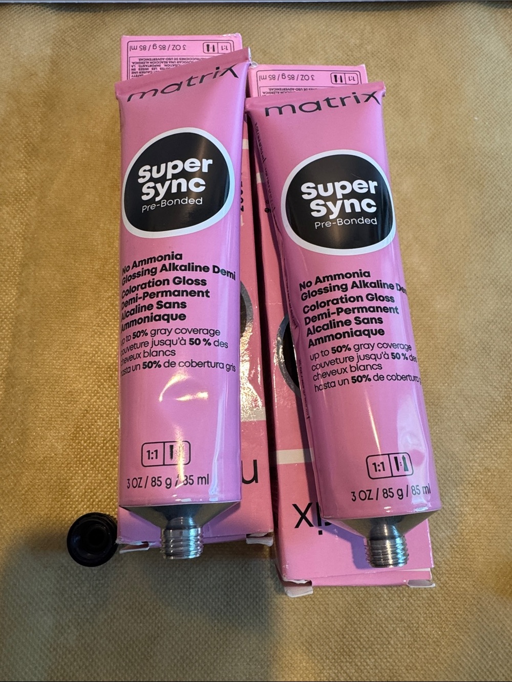 Matix Super Sync Semi-Permanent Hair Color Gel - Pink